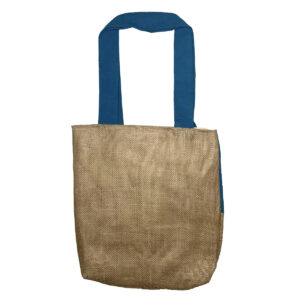 Tote Bag - Turquoise And Beige - Image 3