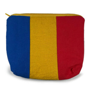 Makeup Pouch - Blue, Yellow, And Red - Image 3